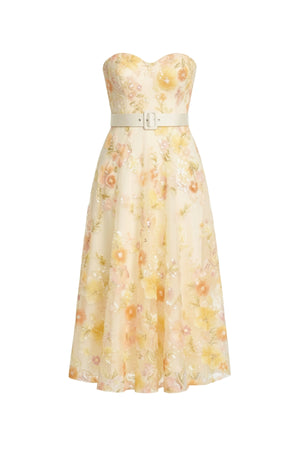 MABEL DRESS / IVORY MULTI