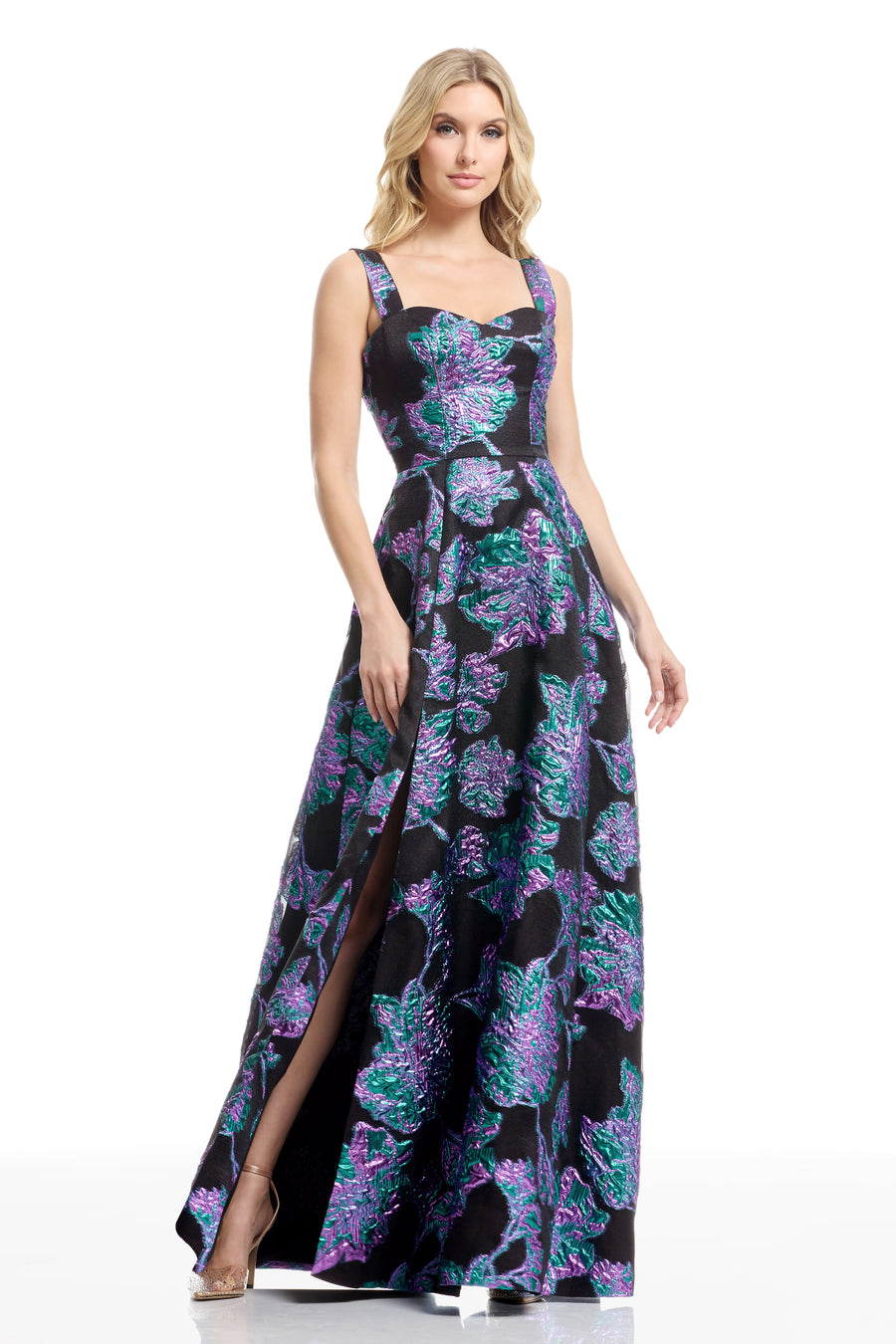 Madeleine Dress / TURQUOISE MULTI