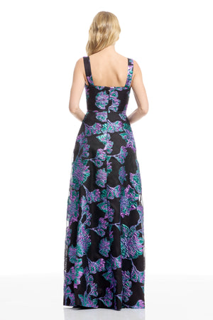 Madeleine Dress / TURQUOISE MULTI