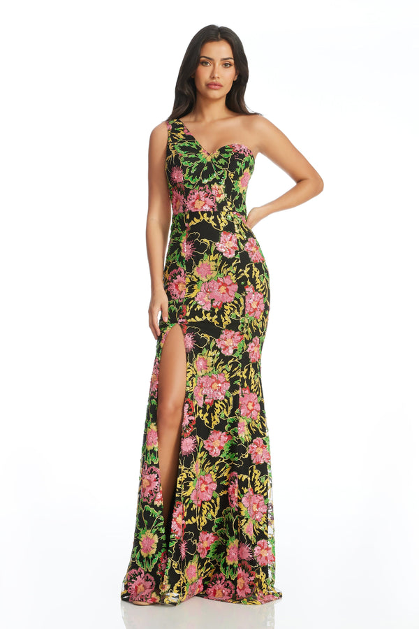 Magdalynn Gown / BRIGHT FUCH M