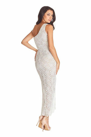 Magnolia Dress / OFF WHITE/NUDE