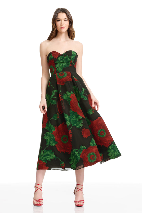 MAISY DRESS / BLACK MULTI