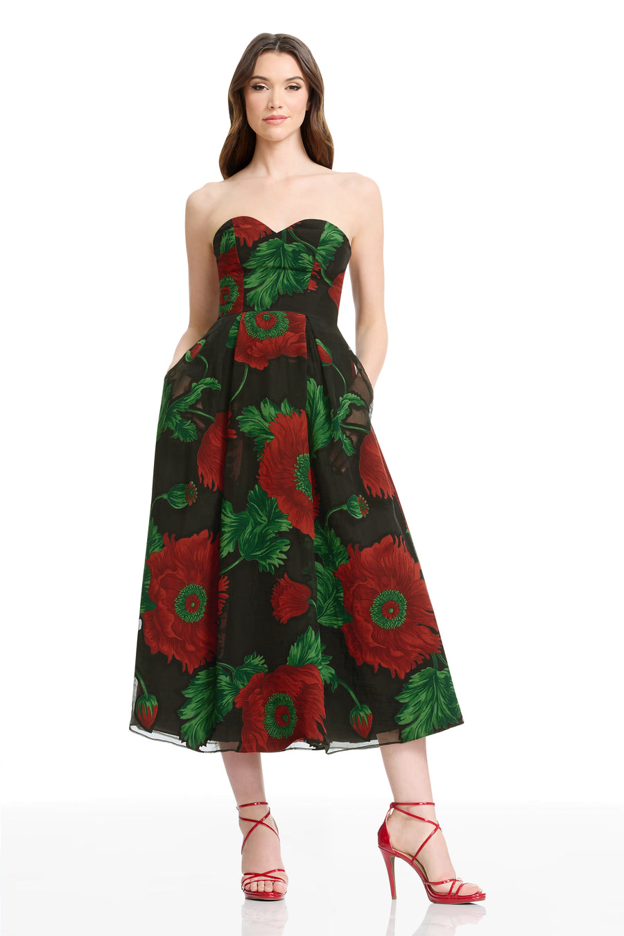 MAISY DRESS / BLACK MULTI