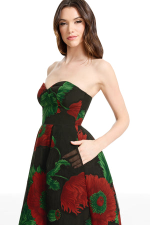 MAISY DRESS / BLACK MULTI