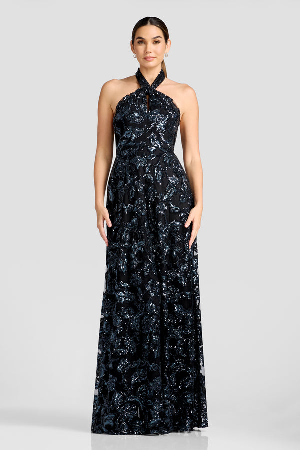 Manon Gown / BLACK MULTI