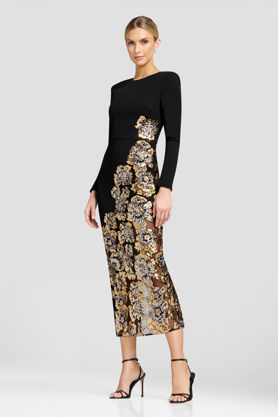 MARA DRESS / GOLD MULTI