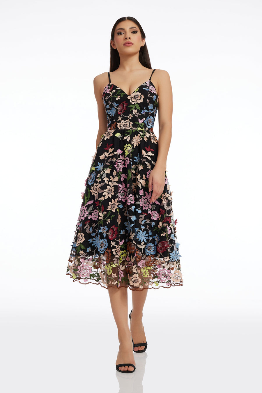 Maren Carnation Floral Dress Dress the Population Maren Carnation Floral Dress Dress the Population