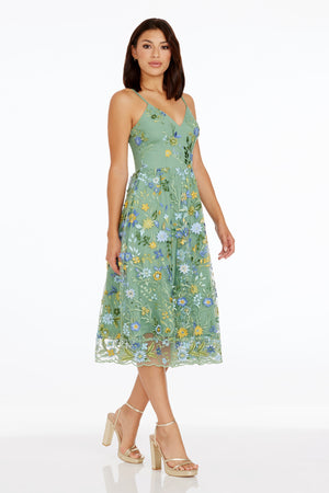 Maren Dress / SAGE MULTI
