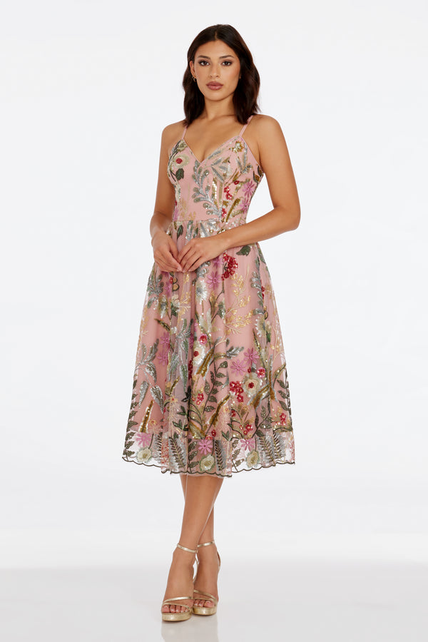 Maren Dress / BLUSH MULTI