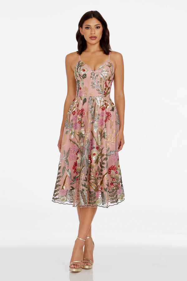 Maren Dress / BLUSH MULTI