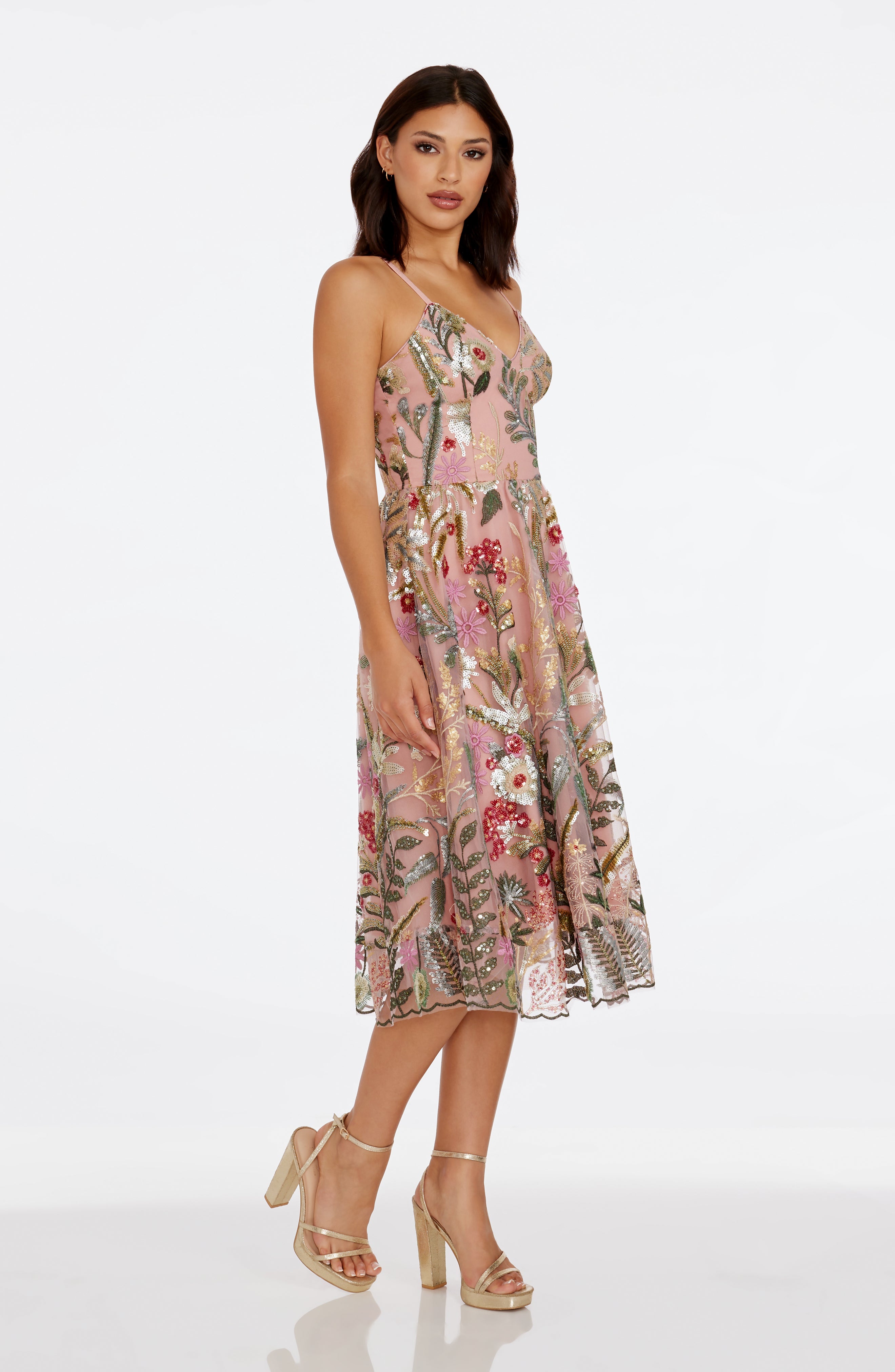maren floral embroidered fit & flare dress Amazon.com: Dress the Population Womens Maren Fit and Flare Midi Special Occasion, Poppy Multi, XX-Small US : Clothing, Shoes & Jewelry