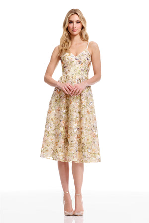 MAREN DRESS / IVORY MULTI