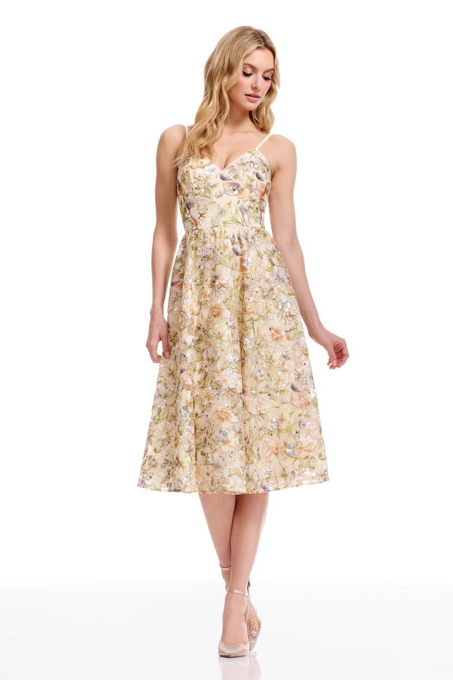 Maren Dress, S / Ivory MULTI