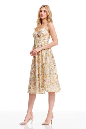 MAREN DRESS / IVORY MULTI