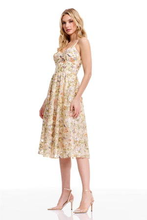 MAREN DRESS / IVORY MULTI