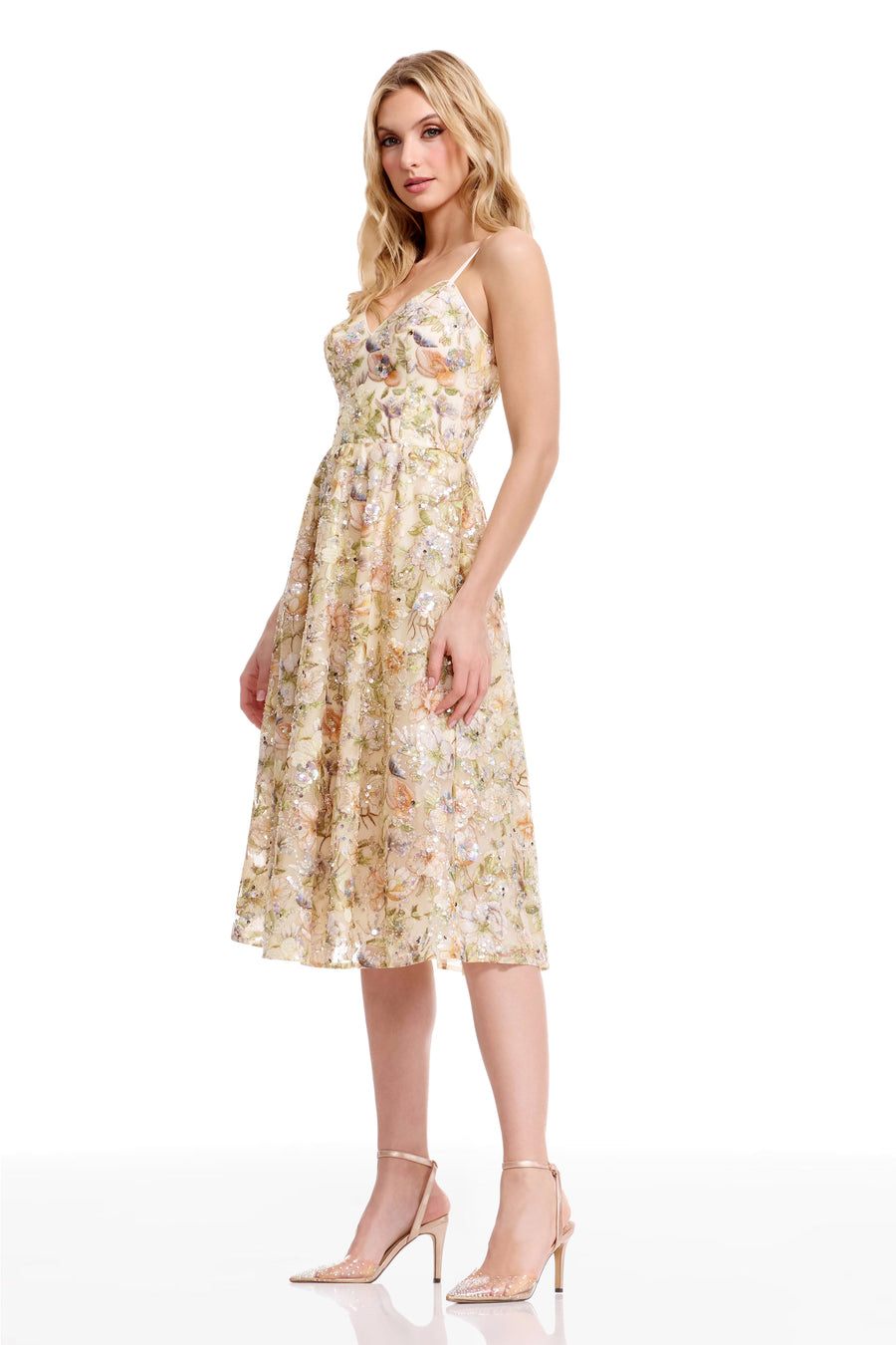 MAREN DRESS / IVORY MULTI