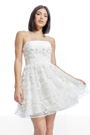 Marilyn Dress / White