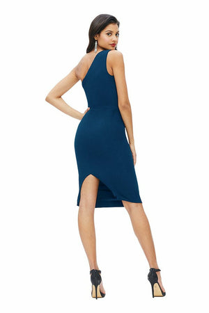 Martine Dress / PEACOCK BLUE