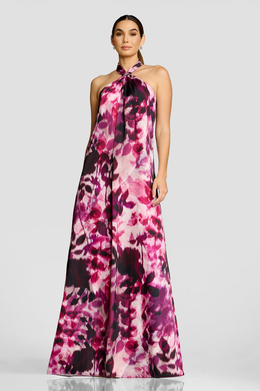 Maven Dress / DARK MAGENTA MULTI