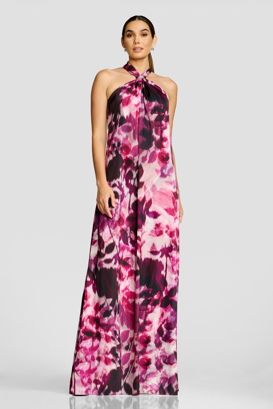 Maven Dress / DARK MAGENTA MULTI