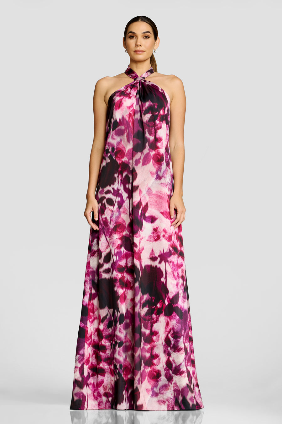 Maven Dress / DARK MAGENTA MULTI
