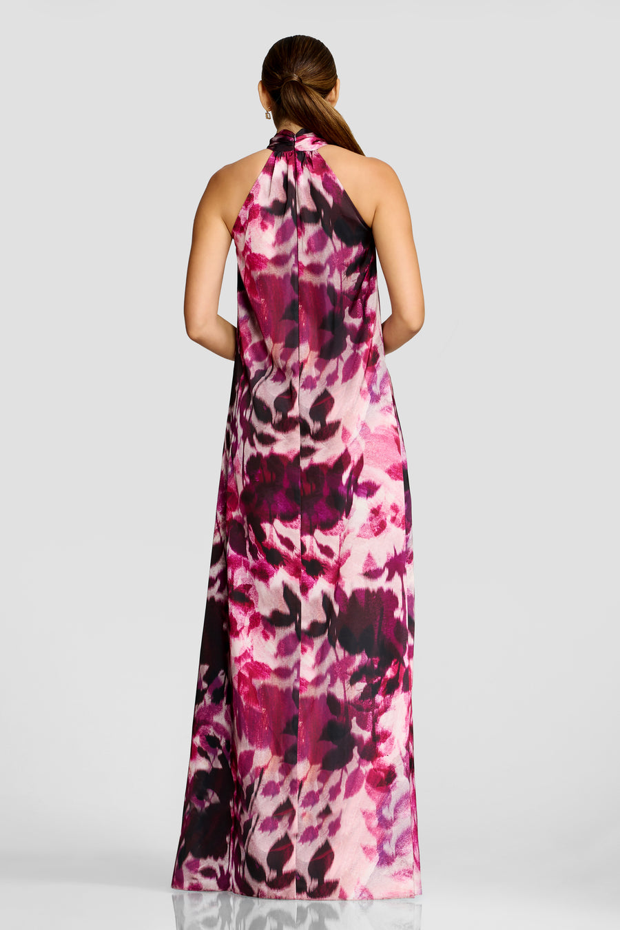 Maven Dress / DARK MAGENTA MULTI