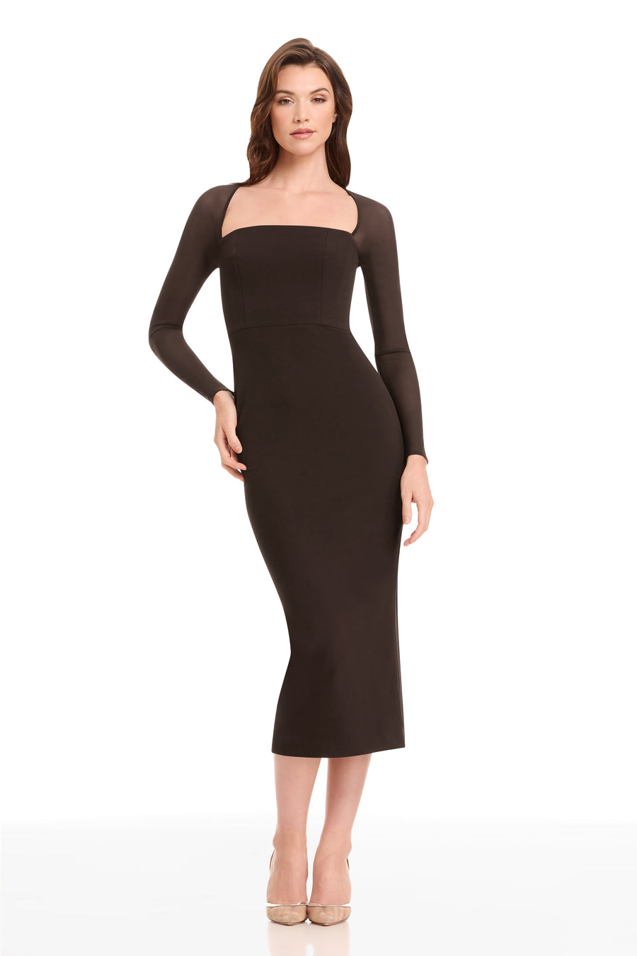 MAXINE DRESS / MOCHA