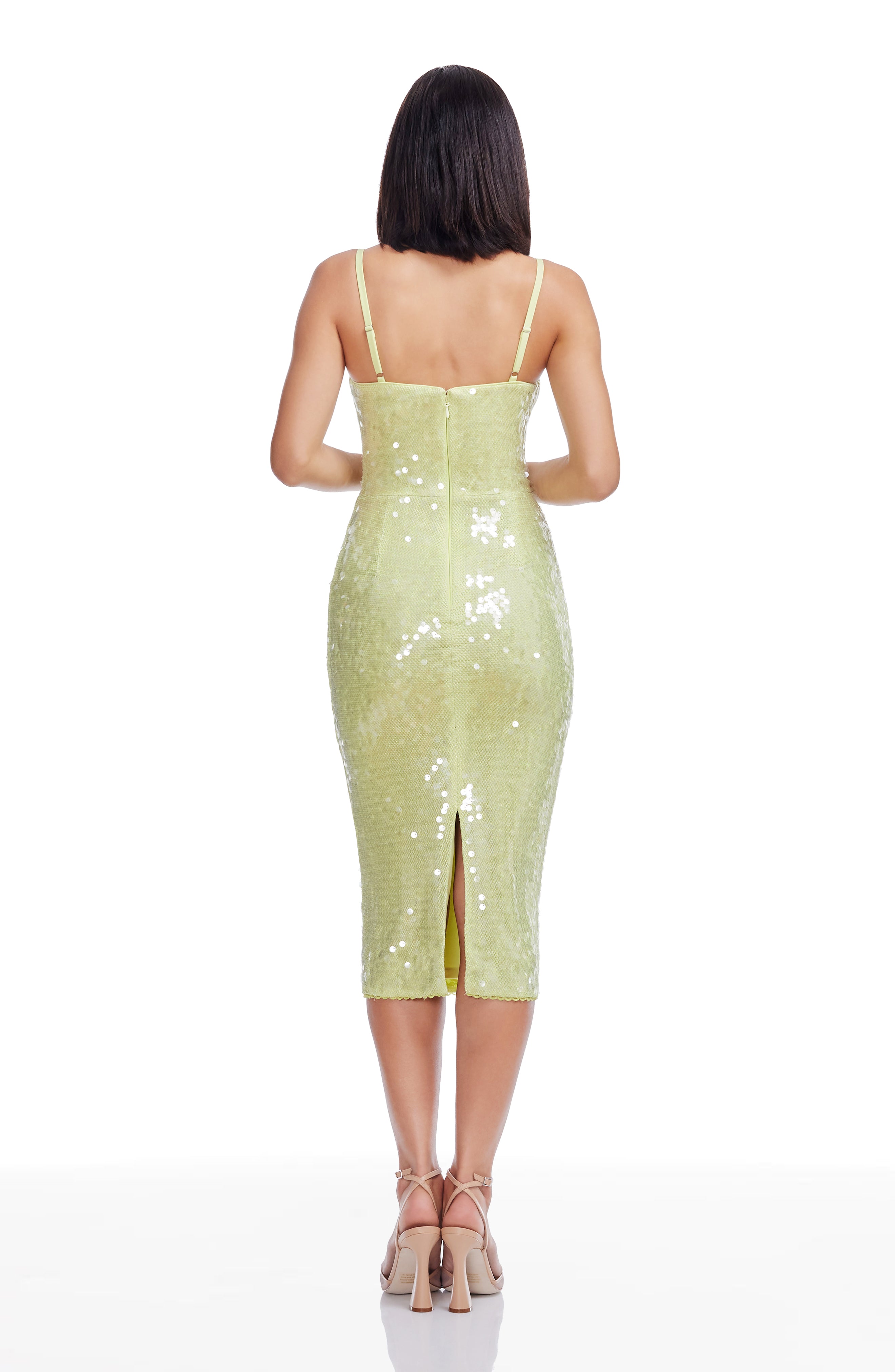dress the population megan dress Megan Dress, XXL / CELERY JUICE