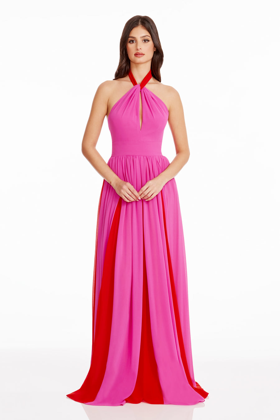 Meg Gown / BRIGHT FUCHSIA-POPPY