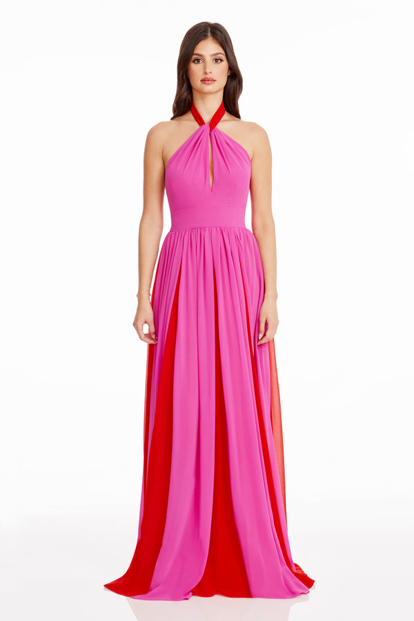 Meg Gown / BRIGHT FUCHSIA-POPPY