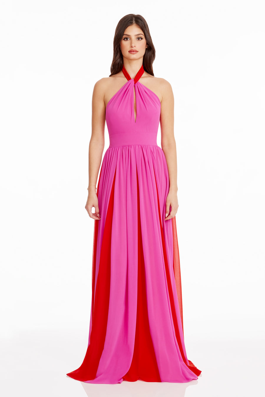 Meg Gown / BRIGHT FUCHSIA-POPPY