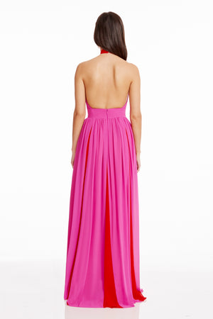 Meg Gown / BRIGHT FUCHSIA-POPPY