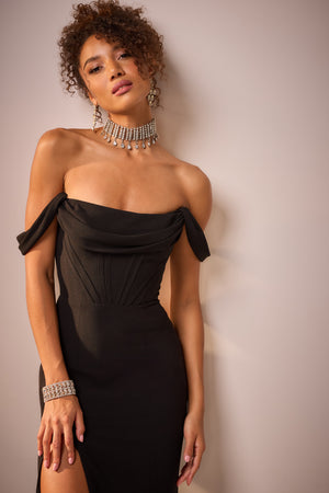 MELANIA DRESS / BLACK