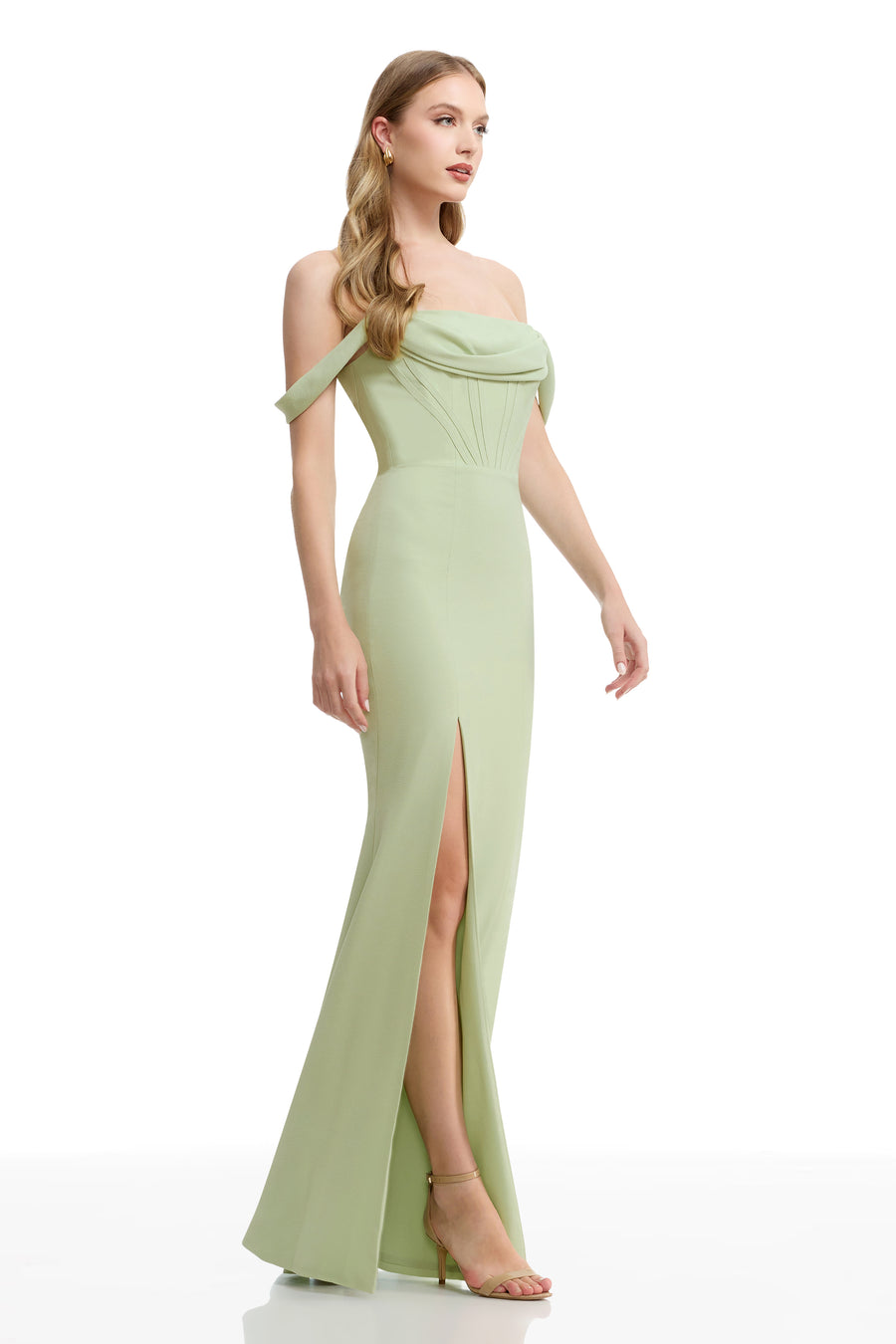 MELANIA DRESS / SAGE