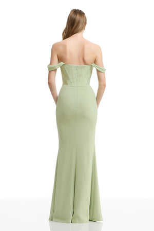 MELANIA DRESS / SAGE