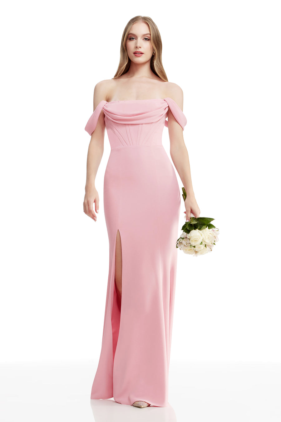 melania pink dress MELANIA