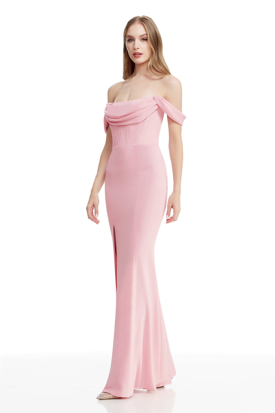 MELANIA DRESS / VINTAGE PINK