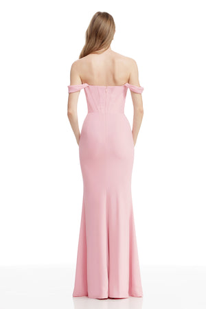 MELANIA DRESS / VINTAGE PINK