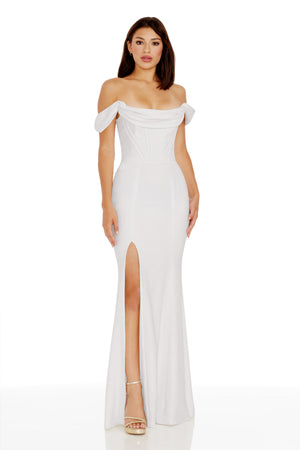 MELANIA DRESS / WHITE