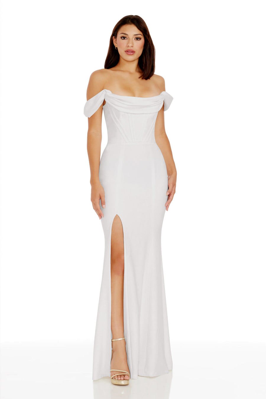 MELANIA DRESS / WHITE
