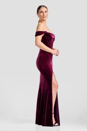 Melania Gown / DARK CHERRY