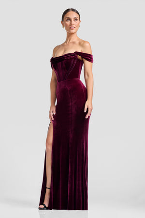 Melania Gown / DARK CHERRY