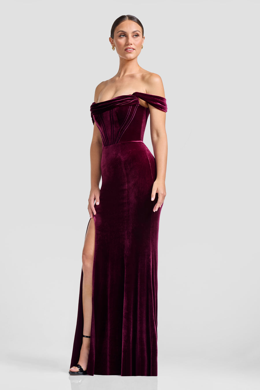 Melania Gown / DARK CHERRY