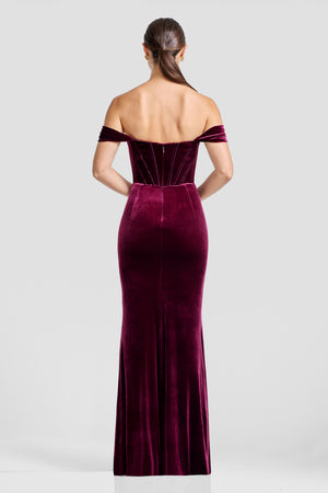 Melania Gown / DARK CHERRY