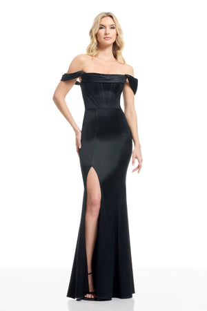 MELANIA GOWN / BLACK