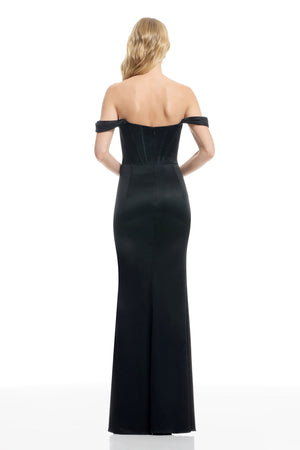 MELANIA GOWN / BLACK
