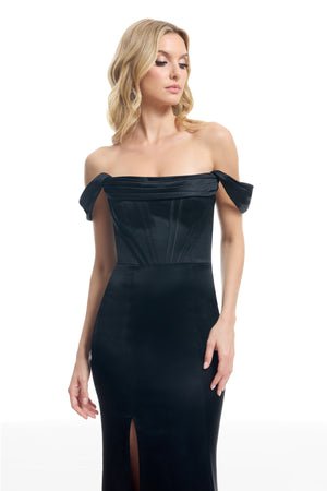 MELANIA GOWN / BLACK