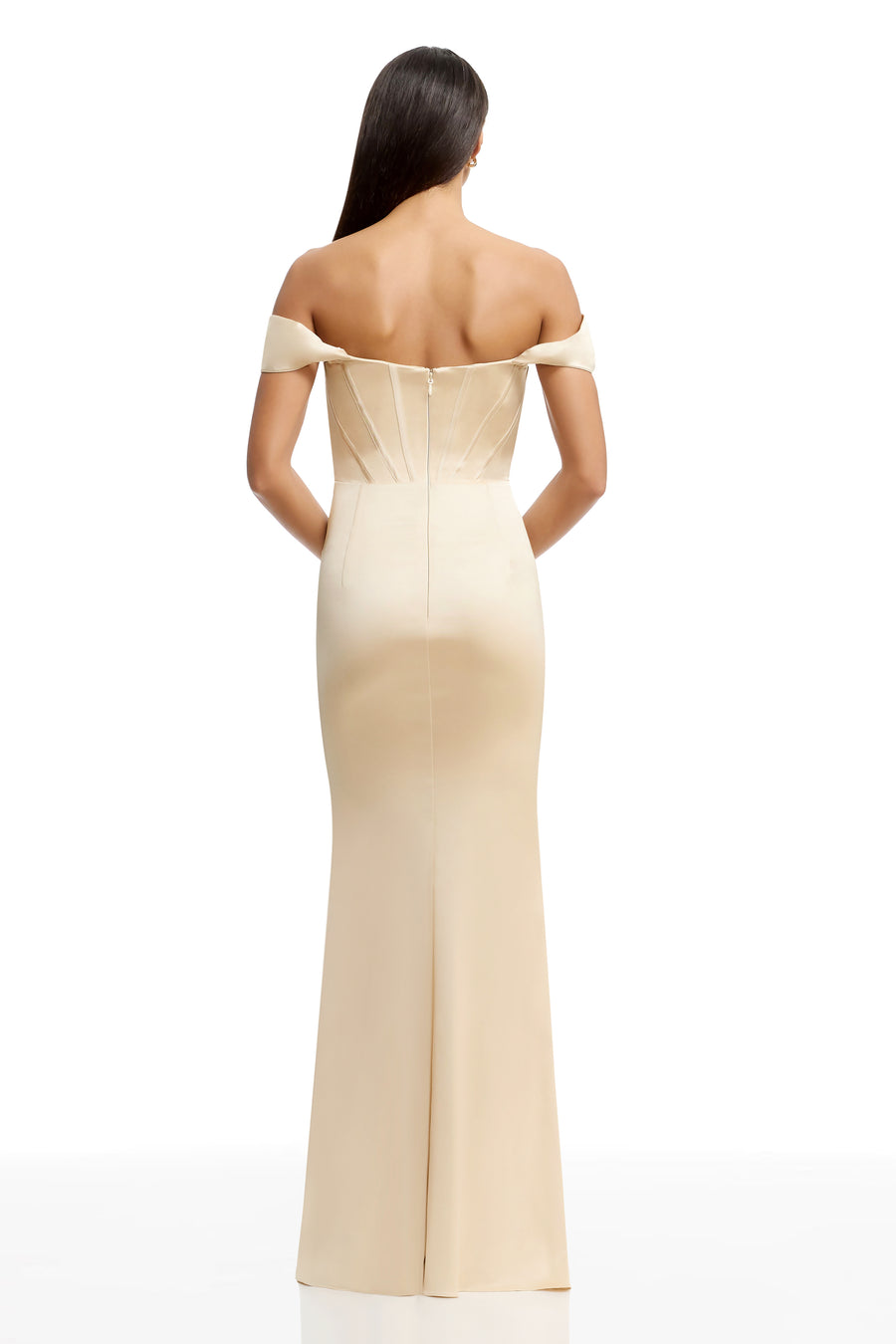 MELANIA GOWN / CHAMPAGNE