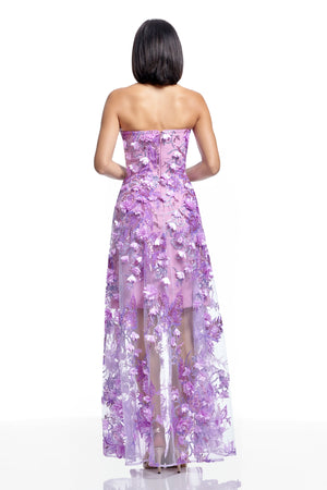 MELISSA DRESS / LILAC MULTI