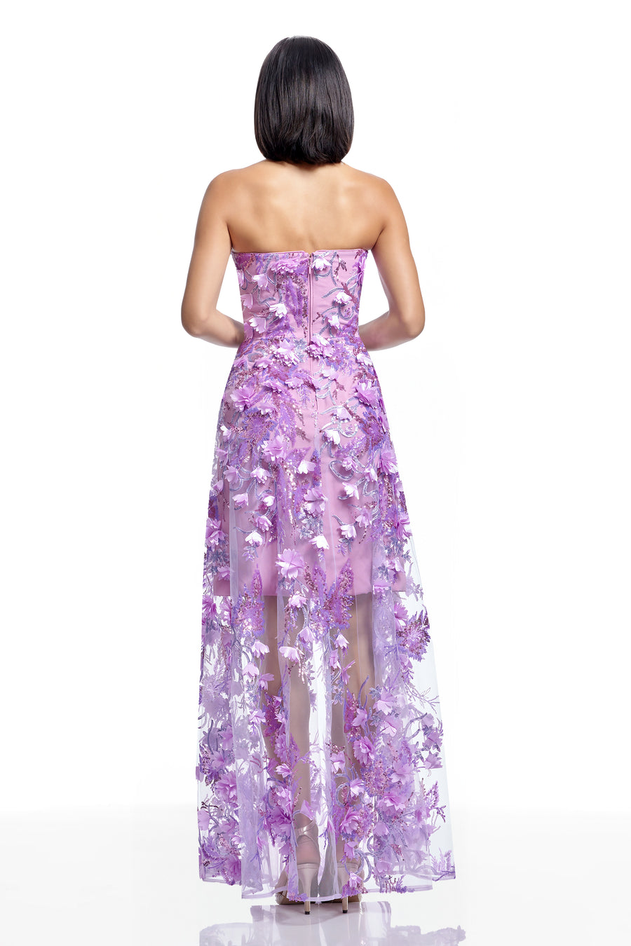 MELISSA DRESS / LILAC MULTI
